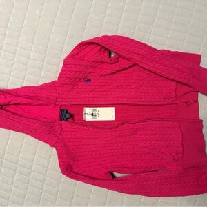 Polo by Ralph Lauren Bright Pink Cable Knit Sweater
